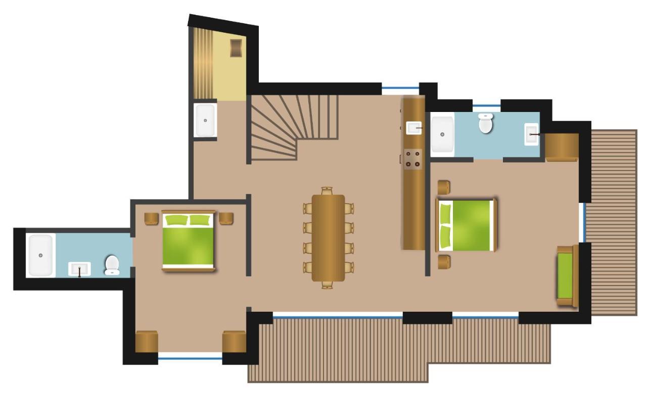 Chalet Montis Флахау Экстерьер фото